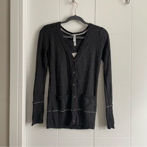 3/$25 Areopostale Grey Cardigan